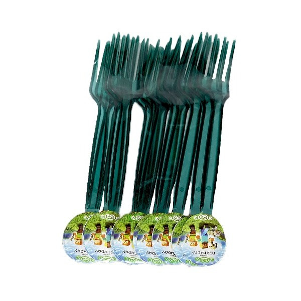 چنگال یکبار مصرف مدل ماین کرافت کد MinecraftF4 مجموعه 10 عددی