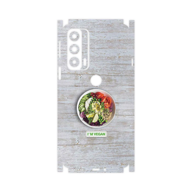 برچسب پوششی ماهوت مدل Im_vegan-FullSkin مناسب برای گوشی موبایل موتورولا Edge 20