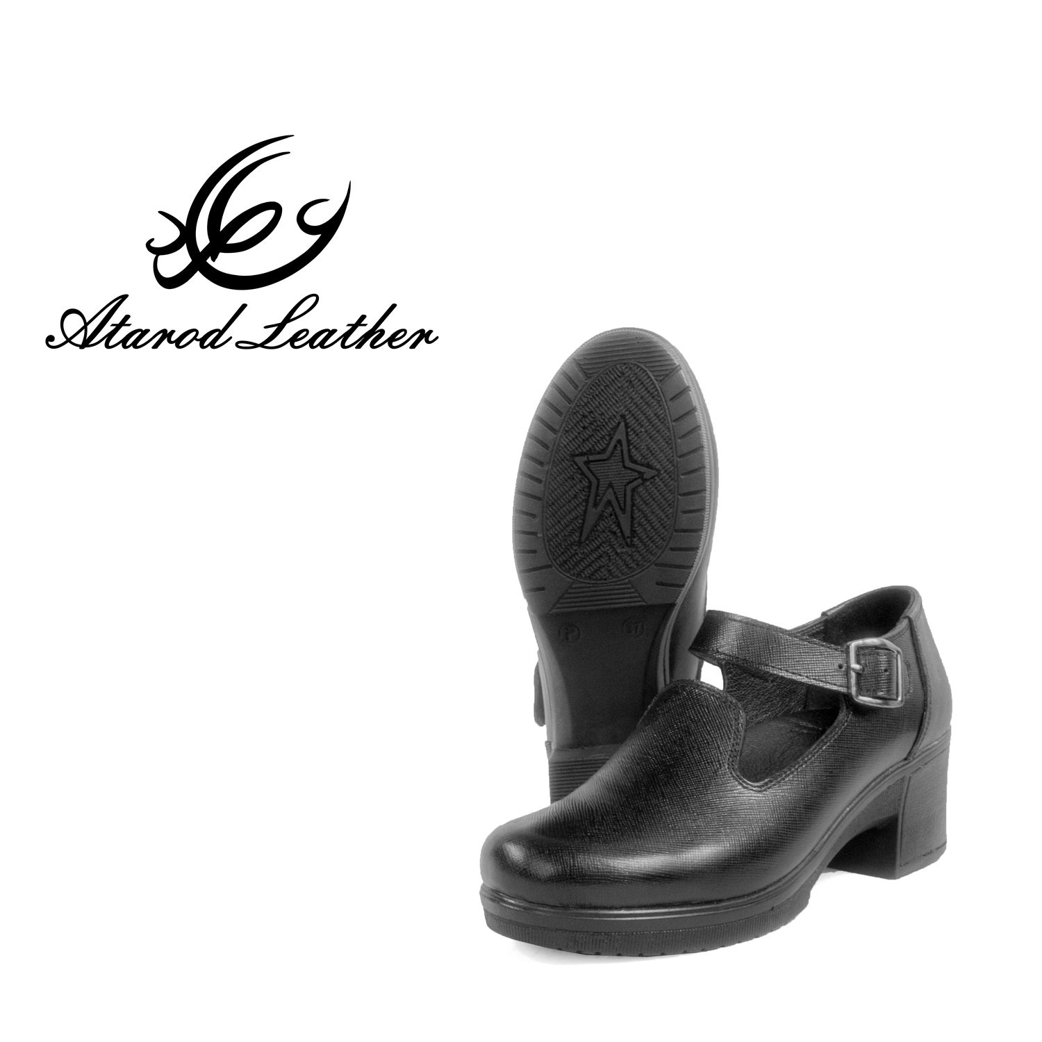 کفش زنانه چرم عطارد مدل چرم طبیعی کد SH260 - - 10