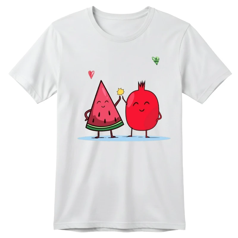 تی‌شرت آستین کوتاه بچگانه مدل یلدا کد p7 