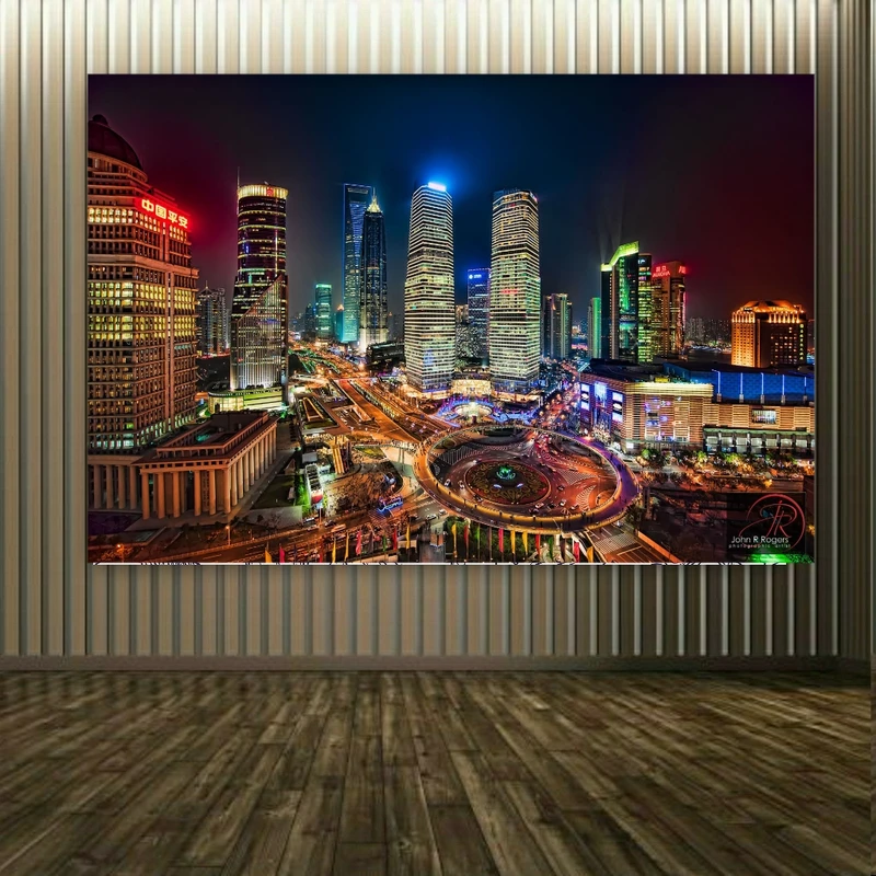 استیکر طرح نمای شهرهای جهان کد BK1109