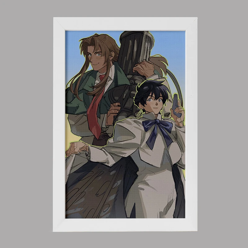 تابلو خندالو مدل ماریل و مایلی انیمه تریگان (Trigun) کد 36262