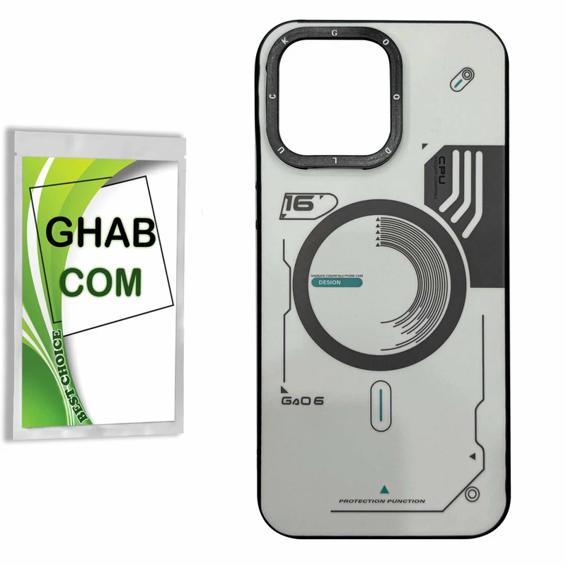 کاور قاب کام طرح تکنولوژی مدل SPIGNF مناسب برای گوشی موبایل اپل iPhone 15 Pro Max