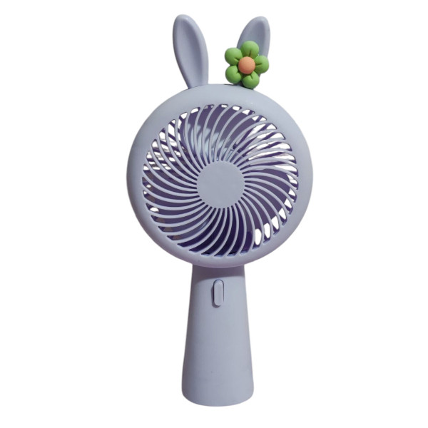 پنکه شارژی مدل خرگوش گل دار