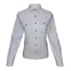 شومیز دخترانه مدل Sjf005bl رنگ آبی