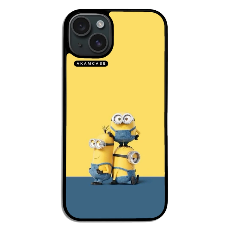 کاور آکام مدل AMC-WA15PLUS-MINIONS4مناسب برای گوشی موبایل اپل iPhone 15 Plus