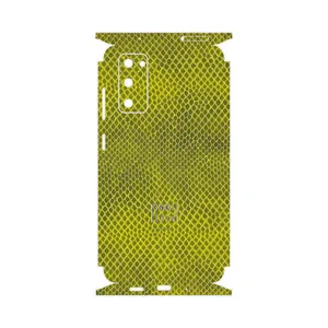 MAHOOT Yellow Snake Skin-FullSkin Cover Sticker for Samsung Galaxy S20 FE