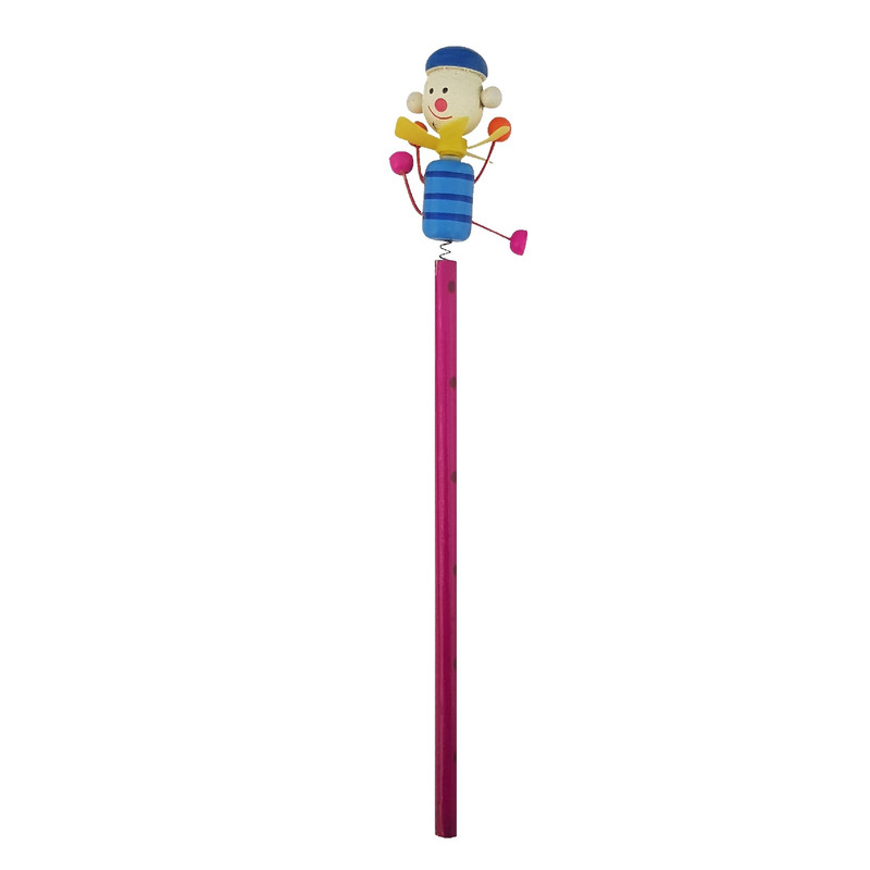 مداد مشکی مدل عروسکی کد 102 به همراه سرمدادی
