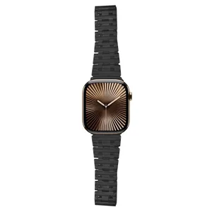بند گوف مدل Link Bracelet مناسب برای اپل واچ سری 10 سایز 46 میلی متری