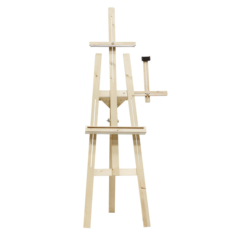 سه پایه بوم نقاشی رازی چوب مدل دوشیار