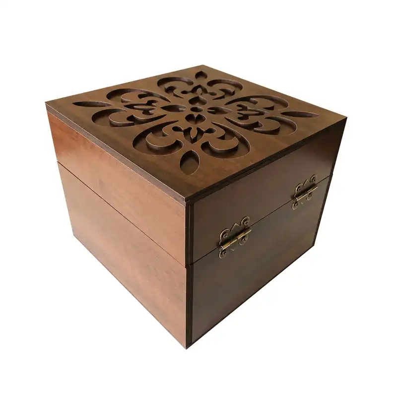 جعبه هدیه چوبی مدل j105