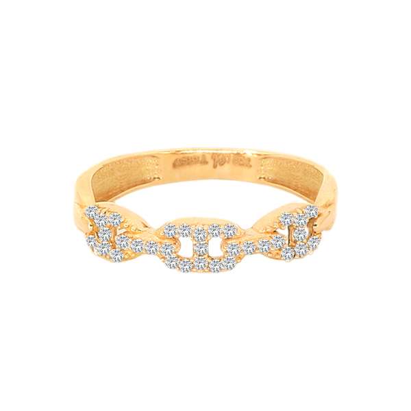 انگشتر طلا 18 عیار زنانه ماوی گالری مدل هرمس پیوسته نگینی انگشتر طلا 18 عیار زنانه ماوی گالری مدل هرمس پیوسته نگینی