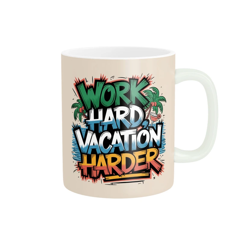 ماگ پاد آفرین مدل نوشته دار کد DKC1001