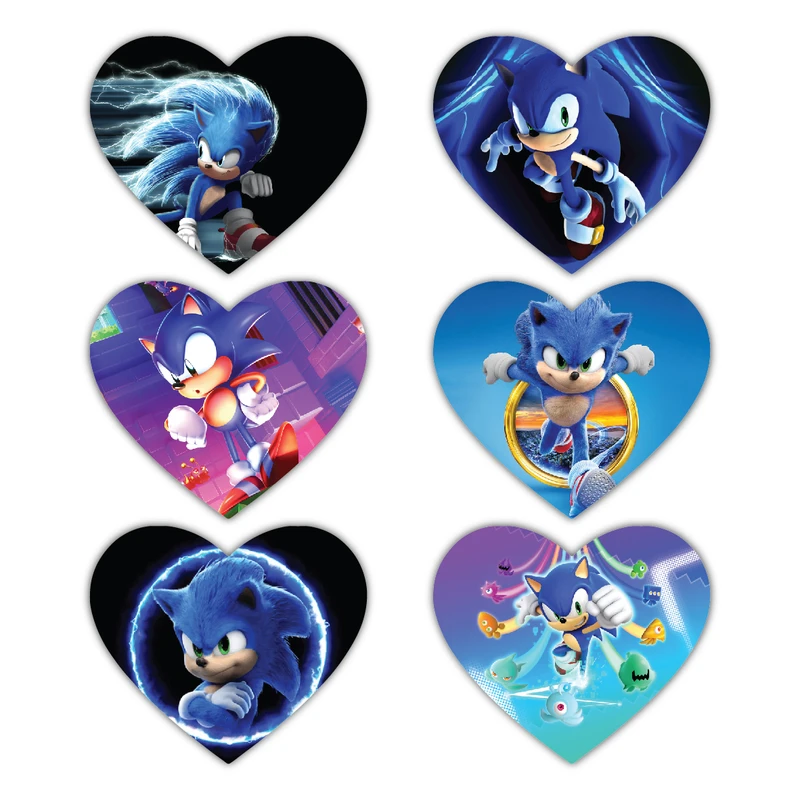 پوستر مدل بازی سونیک کد Sonic-1 مجموعه 6 عددی