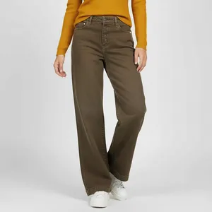 شلوار جین زنانه مانگو مدل سنگشور نیم بگ