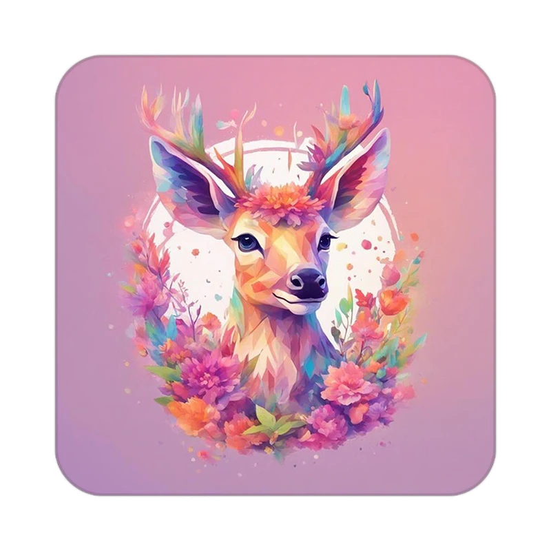 زیر لیوانی کاکتی طرح حیوانات رنگی مدل mp26207