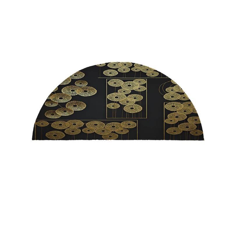  پادری مدل نیم دایره طرح  مدرن کد 8891 سایز 90×45 سانتی متر