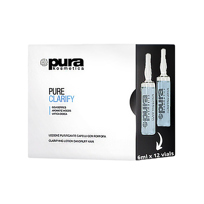 لوسیون ضد شوره مو پوراکوزمتکا مدل کلاریفای حجم 6 میلی لیتر بسته 12 عددی