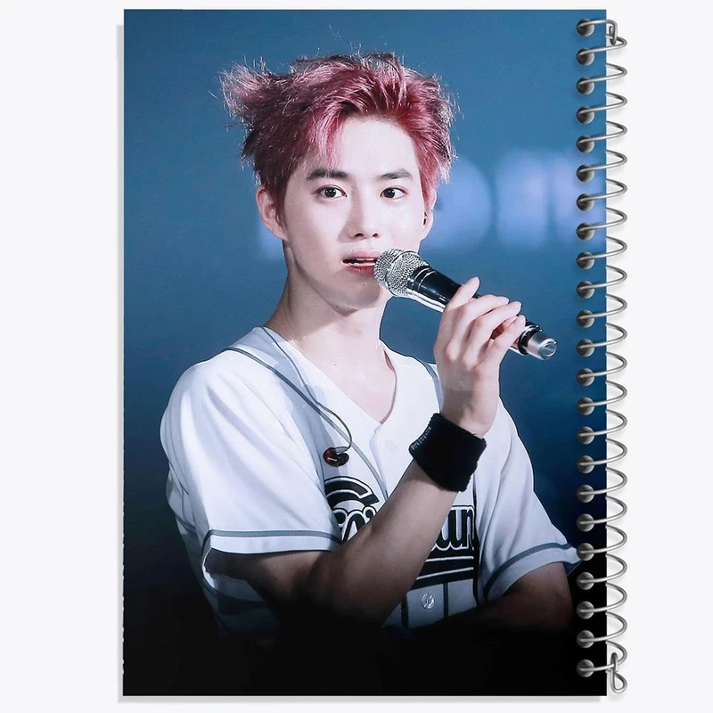 دفتر مشق 50 برگ خندالو مدل سوهو گروه اکسو EXO کد 13500