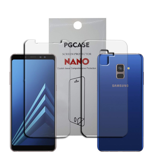 محافظ صفحه نمایش مدل Star Max مناسب برای گوشی موبایل سامسونگ Galaxy A8 Plus به همراه محافظ پشت گوشی