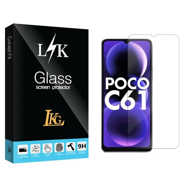 محافظ صفحه نمایش ال کا جی مدل LKK مناسب برای گوشی موبایل شیائومی Poco C61