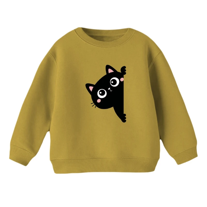 سویشرت بچگانه مدل گربه کد 15