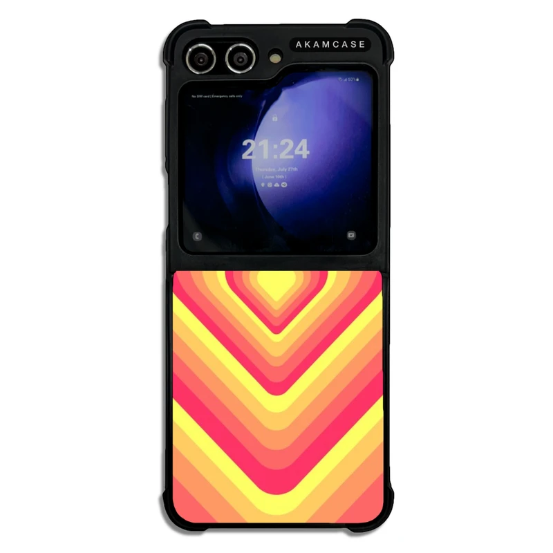 کاور آکام مدل AMCWSGZFLIP5-HEART43 مناسب برای گوشی موبایل سامسونگ Galaxy Z Flip 5