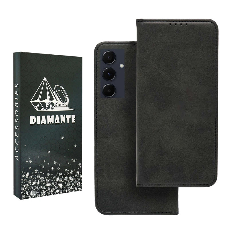 کیف کلاسوری دیامانته مدل Spork Bk مناسب برای گوشی موبایل سامسونگ Galaxy A55