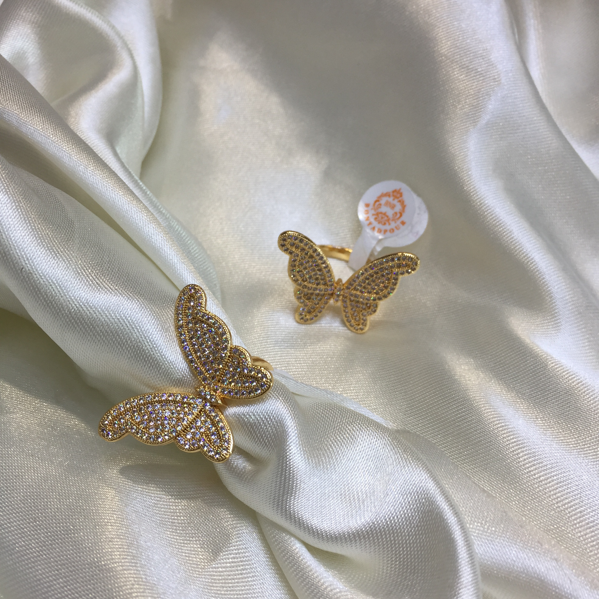 انگشتر دخترانه مدل پروانه انگشتر دخترانه مدل پروانه