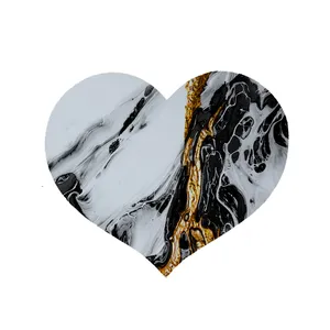  پادری مدل قلب طرح سنگ کد 8623 سایز 90x90 سانتی متر