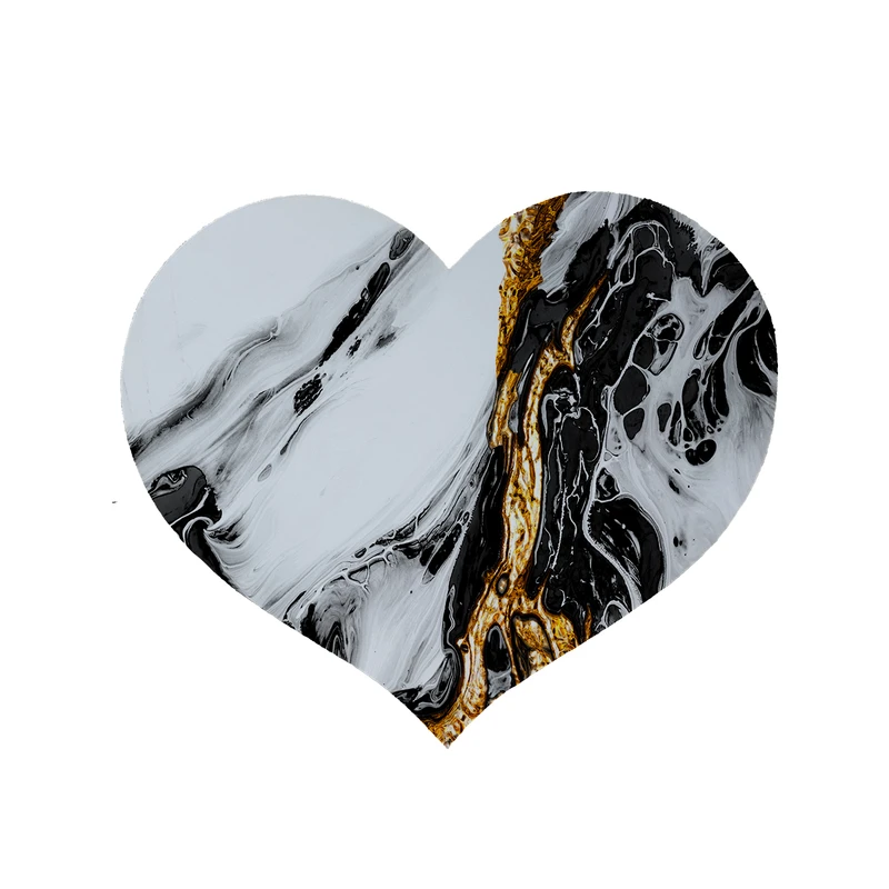  پادری مدل قلب طرح سنگ کد 8623 سایز 90x90 سانتی متر