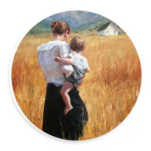  دیوارکوب طرح مادر و کودک و گندم زار مدل wtb662