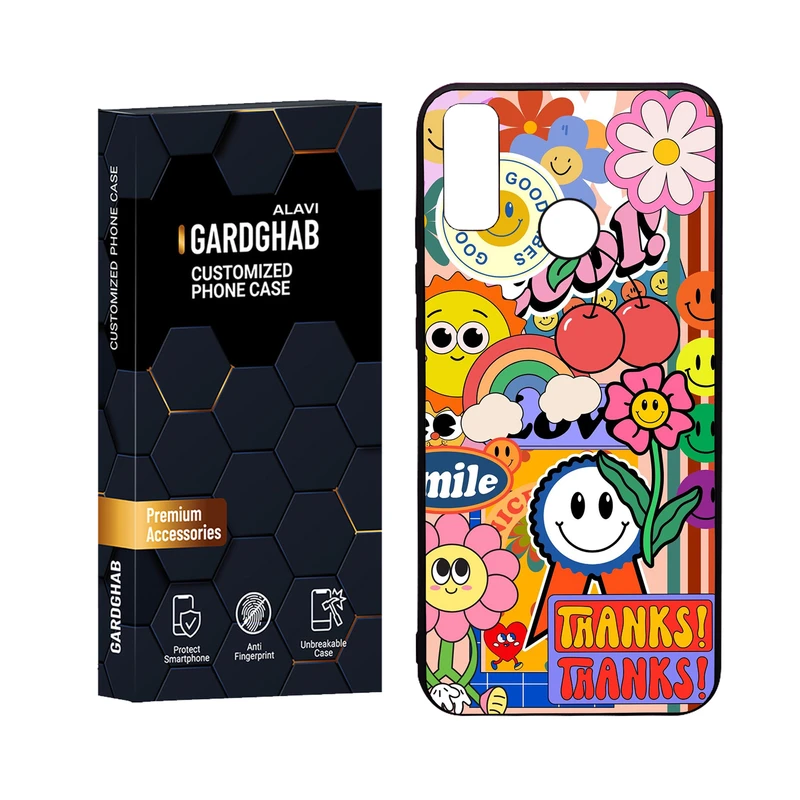 کاور گارد قاب علوی مدل Glass مناسب برای گوشی موبایل هواوی Y8s