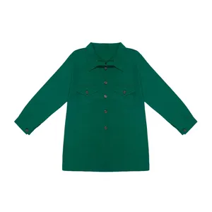 مانتو زنانه مدل دو جیب کتان