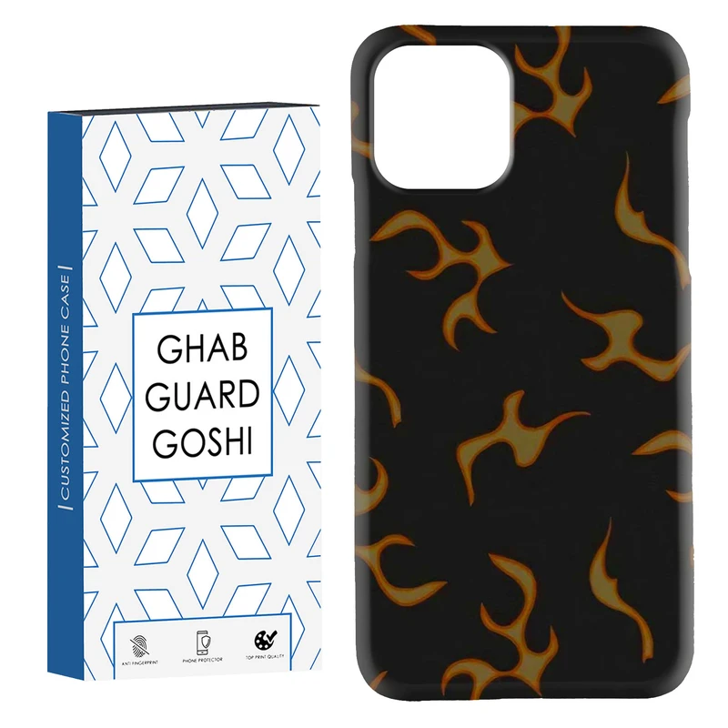 کاور قاب گارد گوشی طرح اتیش کد Dimo-936 مناسب برای گوشی موبایل اپل  IPHONE 11 PRO
