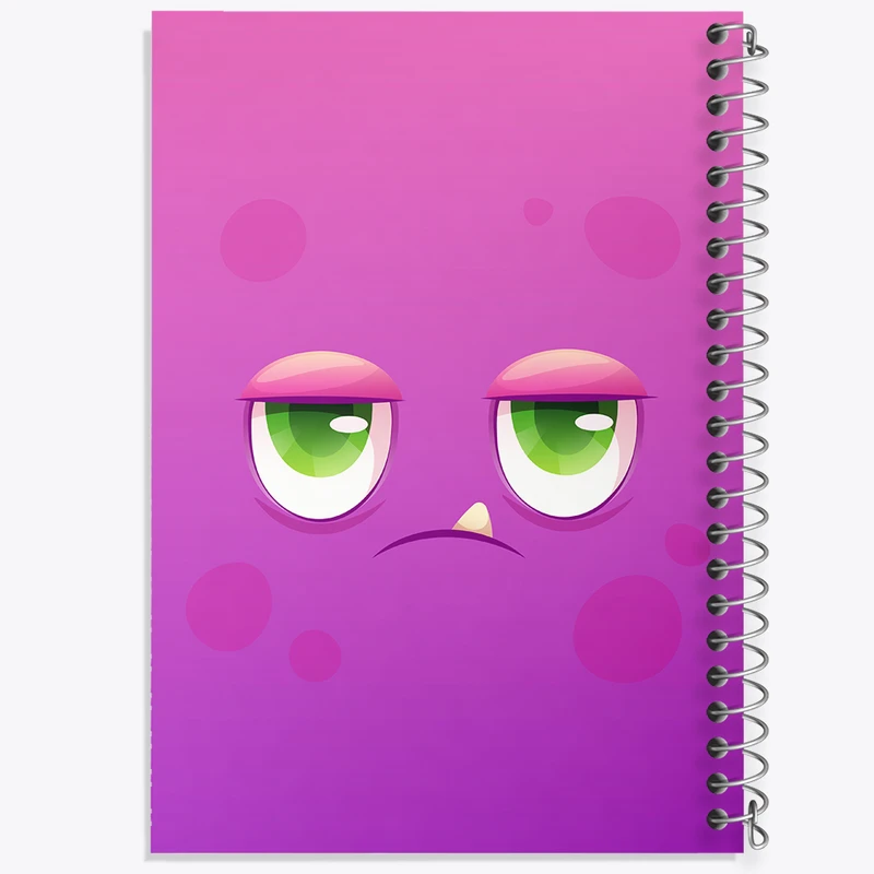 دفتر نقاشی 50 برگ خندالو طرح هیولای بامزه کد N1512