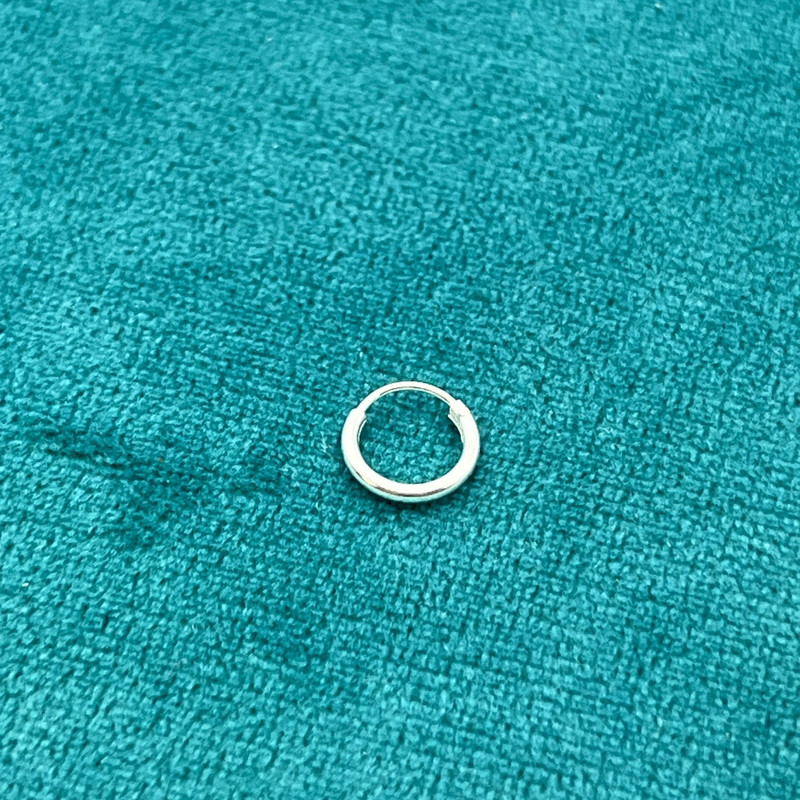 گوشواره حلقه‌ای نقره زنانه مدل Ci 3421