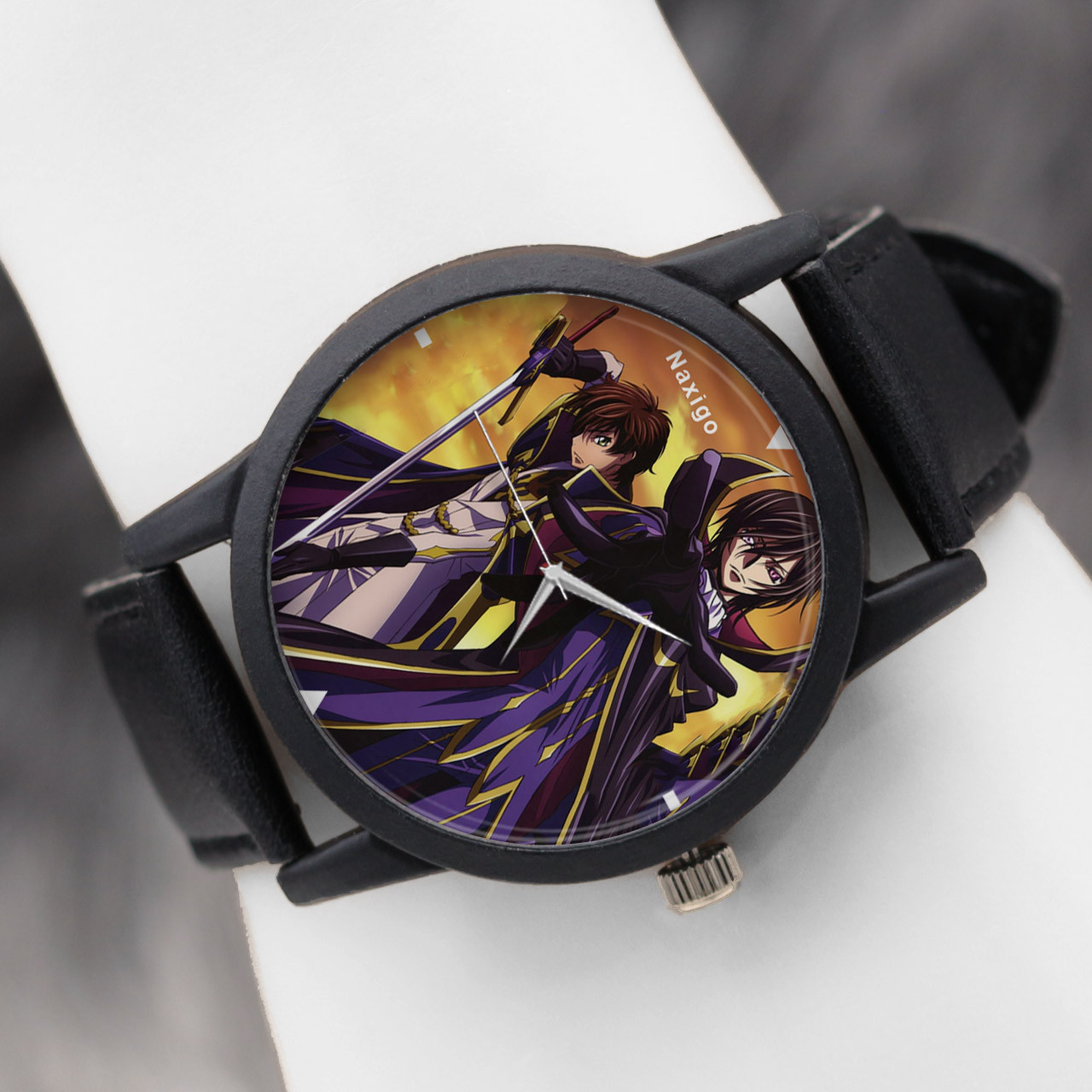 ساعت مچی عقربه ای ناکسیگو مدل Code Geass کد LF13161 ساعت مچی عقربه ای ناکسیگو مدل Code Geass کد LF13161
