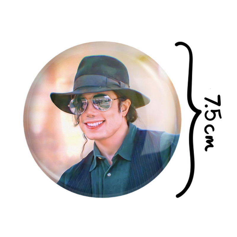 آینه جیبی خندالو طرح مایکل جکسون Michael Jackson مدل تاشو کد 19250