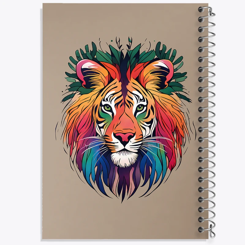 دفتر نقاشی 50 برگ خندالو طرح شیر کد N3360