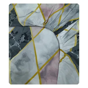 ملحفه پانیذ پود مدل ماربل کد A105 دو نفره سایز 140x200 سانتی متر