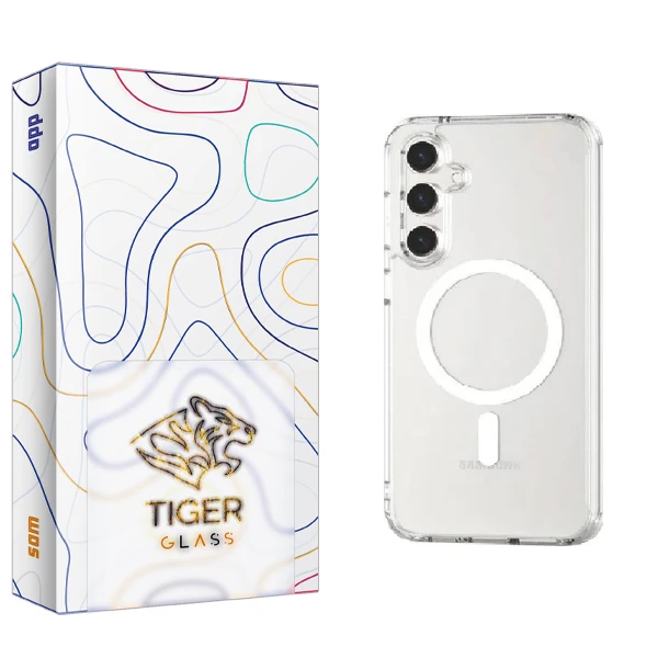 کاور تایگر گلس مدل magesafes Hard APL2 مناسب برای گوشی موبایل سامسونگ Galaxy S24 FE