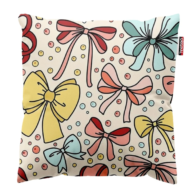  کوسن پاد آفرین طرح پاپیون کد 3424 سایز 30*30 سانتی متر