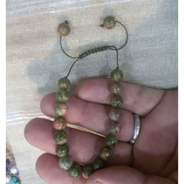 دستبند مدل سنگ اوناکیت دستبند مدل سنگ اوناکیت