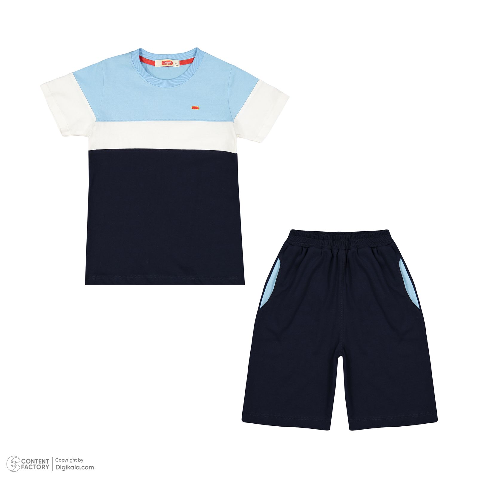 ست تی شرت و شلوارک پسرانه مادر مدل فاستر - - 3