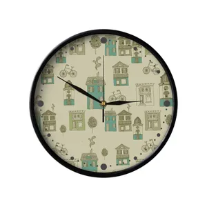 ساعت دیواری مدوپد طرح شهر توریست‌ها مدل PAT00182