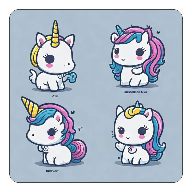 مگنت کاکتی طرح اسب تک شاخ و یونیکورن مدل mp30601