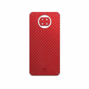 MAHOOT Red-Fiber Cover Sticker for Xiaomi Redmi Note 9T