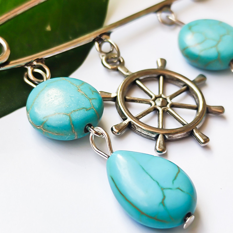 سنجاق سینه زنانه مدل افغان