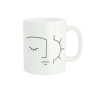 Pod Afarin a minimalist girl mug